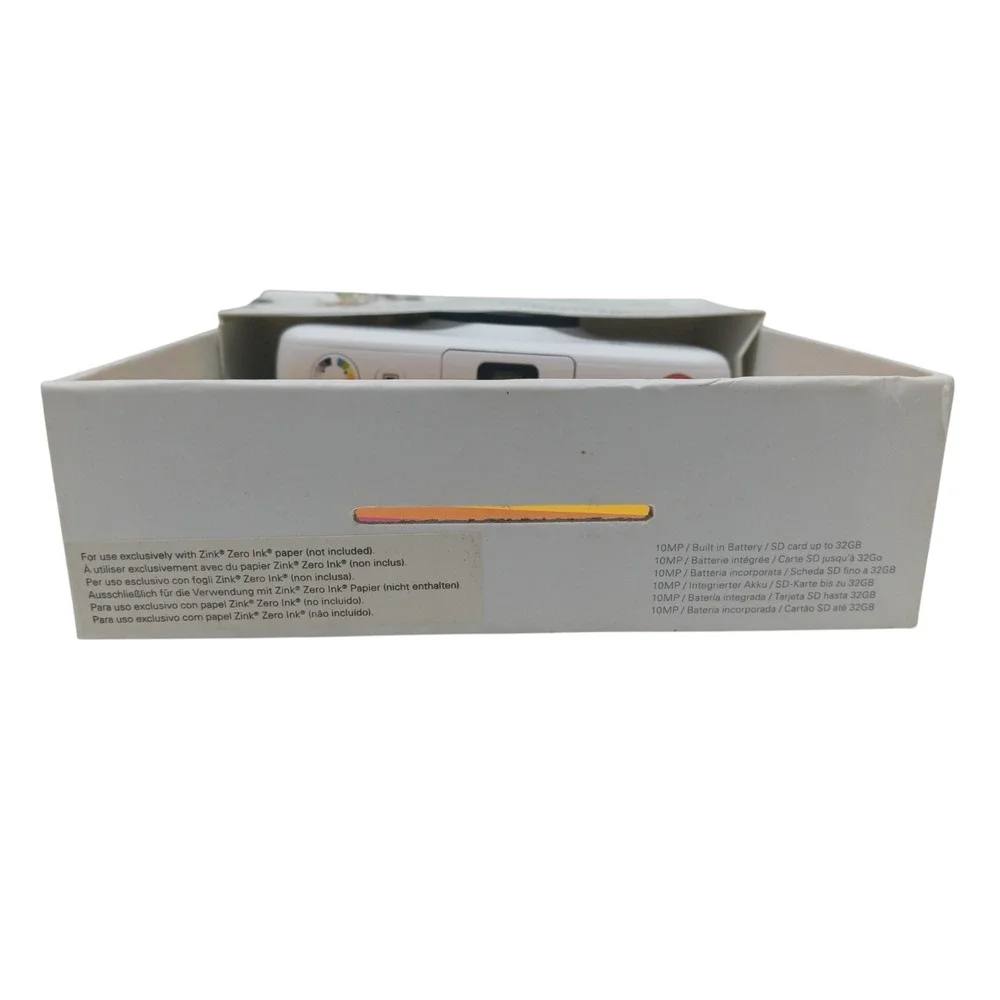 Polaroid Snap Instant Digital Camera White with Box & USB Charging Cable